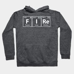 Fire (F-I-Re) Periodic Elements Spelling Hoodie